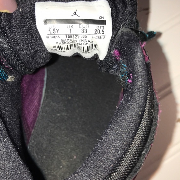 JORDAN 1 MID PS POLLEN Kids Sneakers - Picture 7 of 7